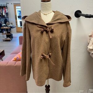 Vintage wool hooded jacket Quatre by de Chambs